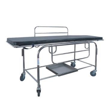 Patient Emergency Stainless Steel Stretcher Trolley For Ambulance With Backrest